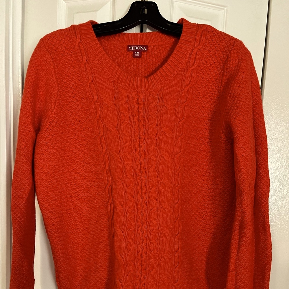 Orange Merona sweater